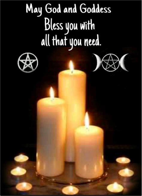 Wiccan spiritual arrangement